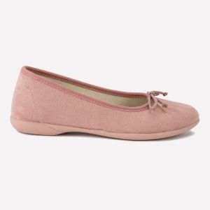Bailarina Manuela Suede Rosa